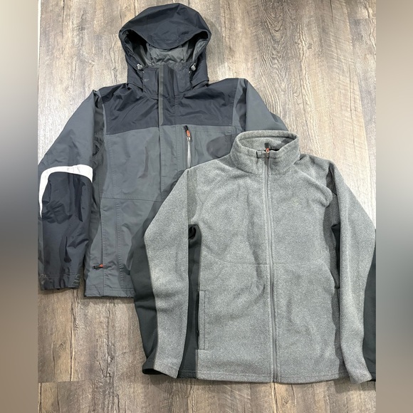 NIKE ACG Y2K 3-in-1 Fleece Lined Winter Mens Coat Jacket Vintage